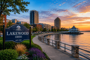 Lakewood Ohio neighborhood and city background for appliance repair service page