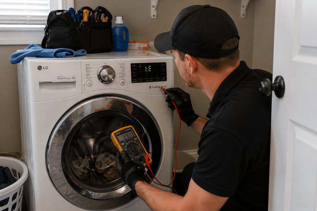 LG Washer tE Error Code