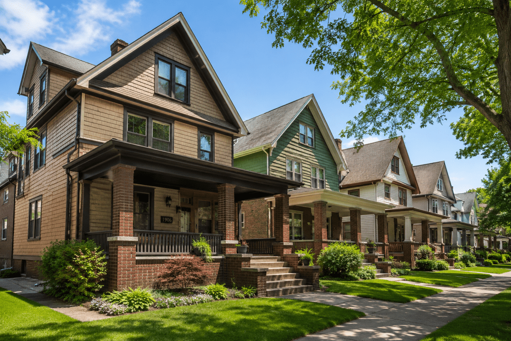Historic older homes in Cleveland, Ohio